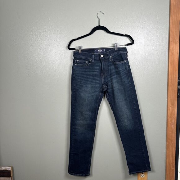 Hollister Men’s Size 28x30 Jeans Slim Straight Epic‎ Flex - Picture 2 of 10